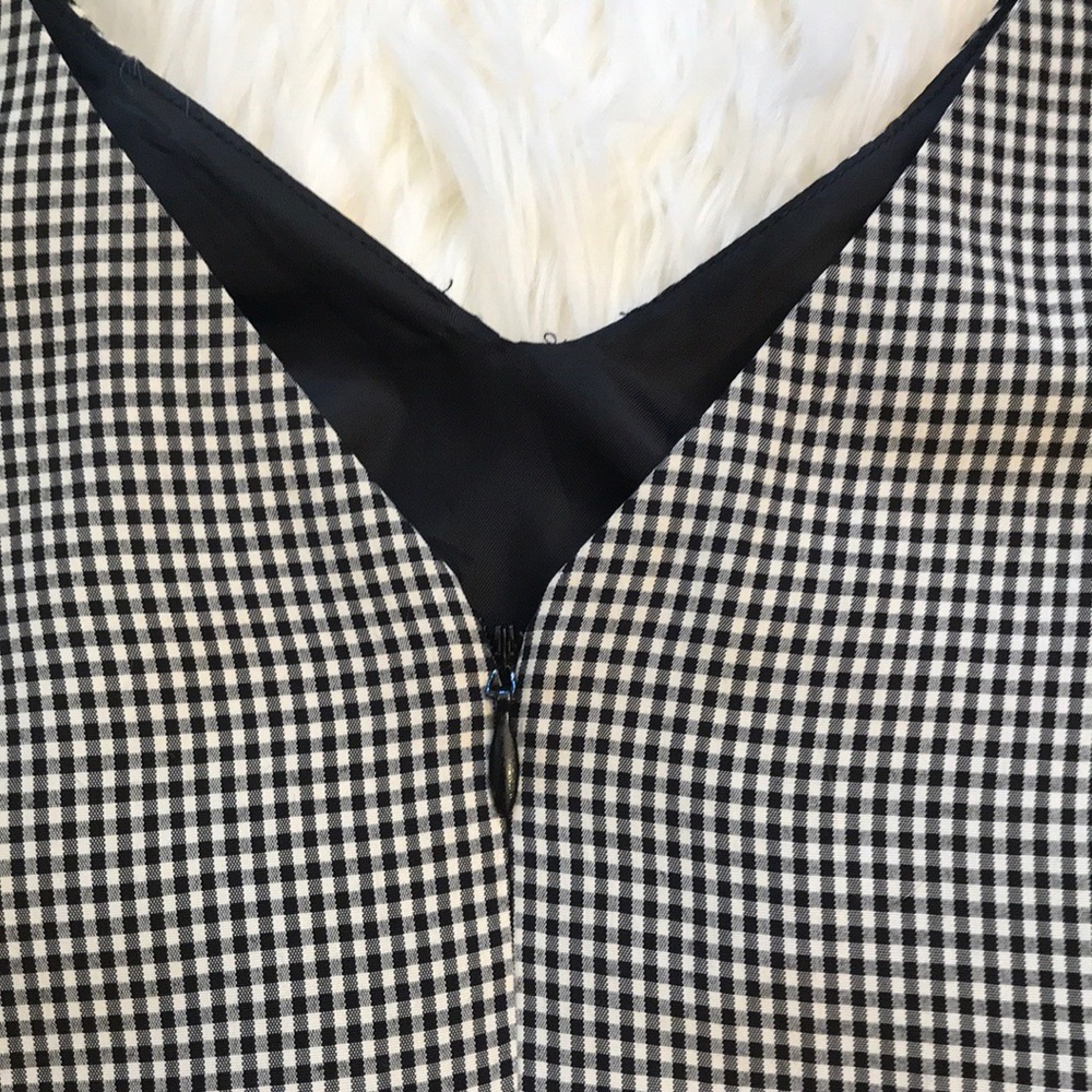 Jones New York smooth & silky checkered dress 4P - Picture 4 of 6